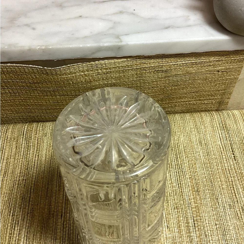 Godinger Elegant Clear Glen Plaid Glasses set of 3